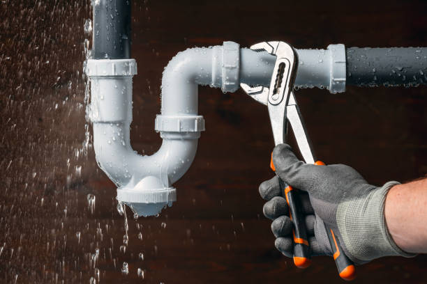 Professional Drain Cleaning technician working in Burnett, WI